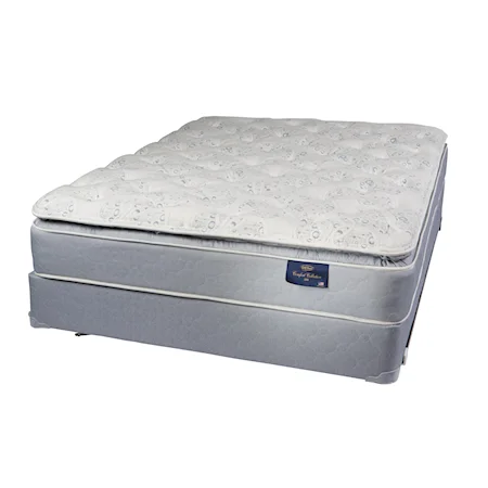 King Two Sided Pillow Top Mattress and Limited-Deflection Box Spring
